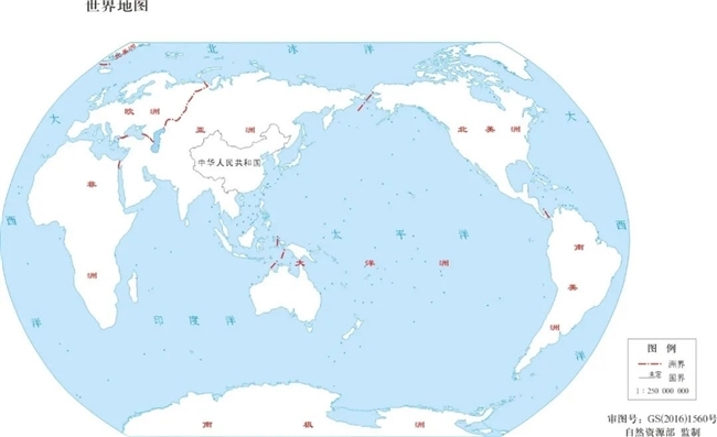 世界地图:2.5亿