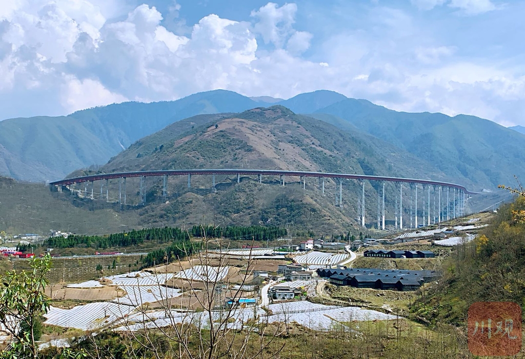 雅西高速甘海子大桥.王眉灵摄