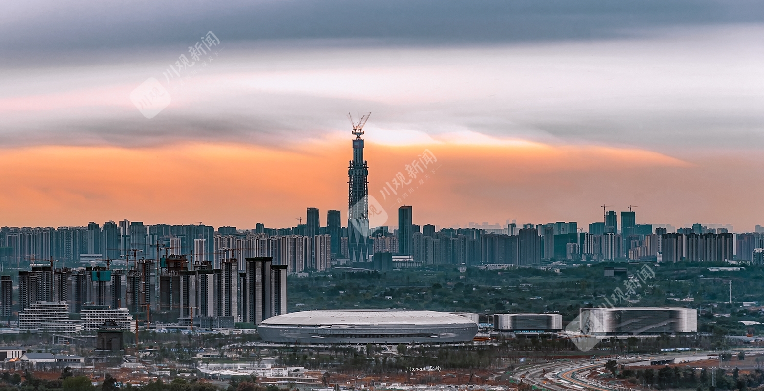 雨后成都的无敌天际线!