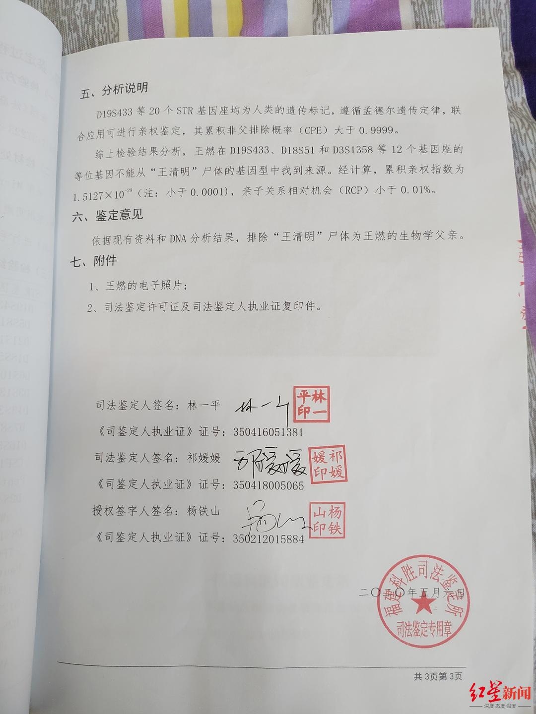 68>68正文 直到看到"鉴定意见书"上写着"根据现有资料和dna分析