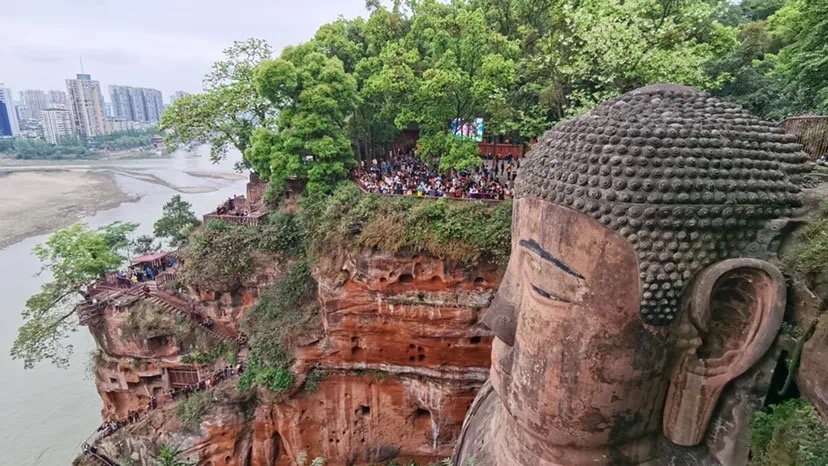 乐山假日旅游的春天回来了_四川在线