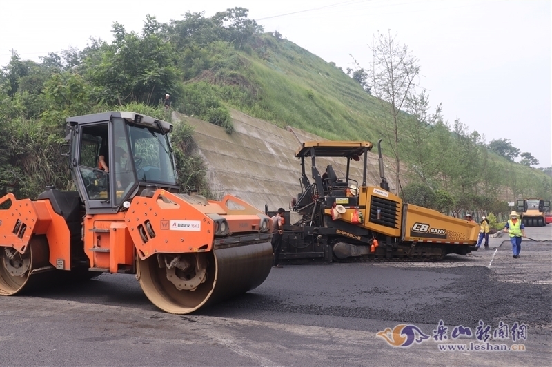 双向六车道五犍沐快速公路五通桥改建段6月中旬通车