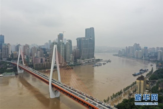 （防汛抗洪）（8）长江、嘉陵江洪峰叠加来袭 重庆主城多处超保证水位