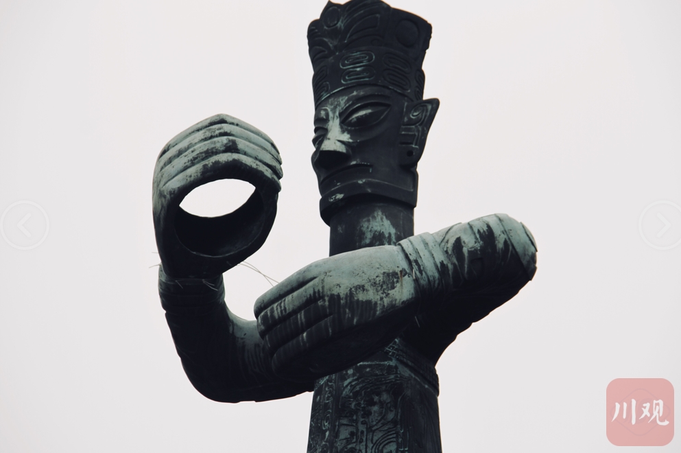 中国 青銅立人像 置物 青铜大立人三星堆青铜像青铜立人像来自CarPal MakerWorld：免费