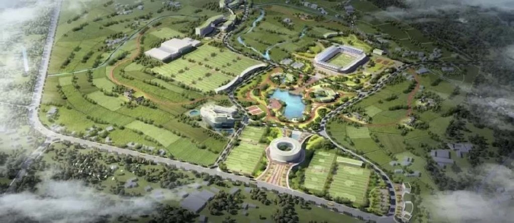 公司与新都区人民政府就"成都新都兴城国际足球体育公园"项目正式签约