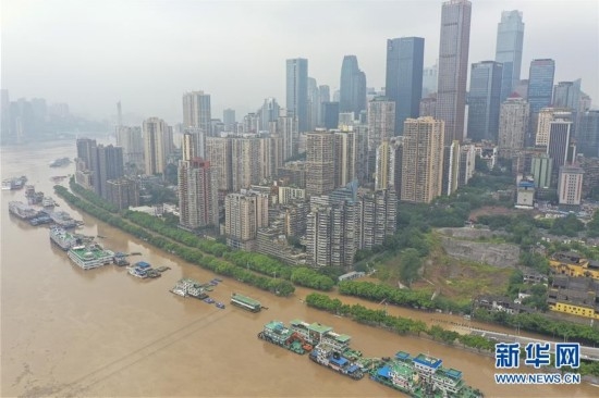 （防汛抗洪）（4）长江、嘉陵江洪峰叠加来袭 重庆主城多处超保证水位