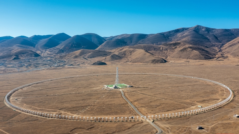 全球规模最大 太阳射电成像望远镜设备主体在川完工