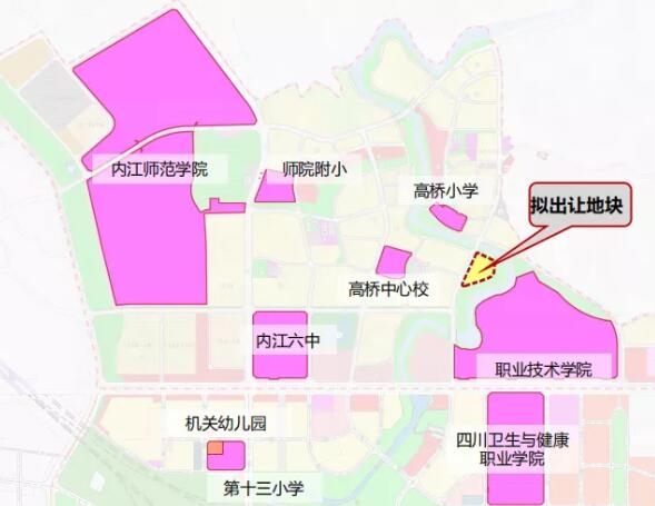 内江高桥镇占地规划图图片