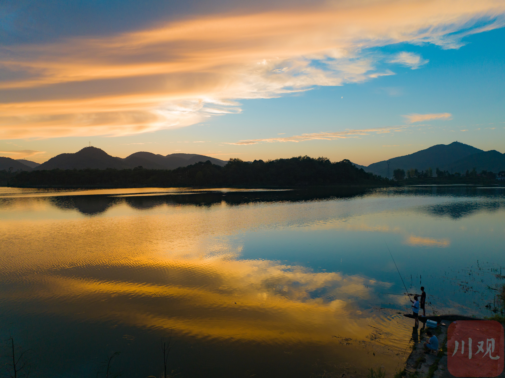 广安天池湖图片