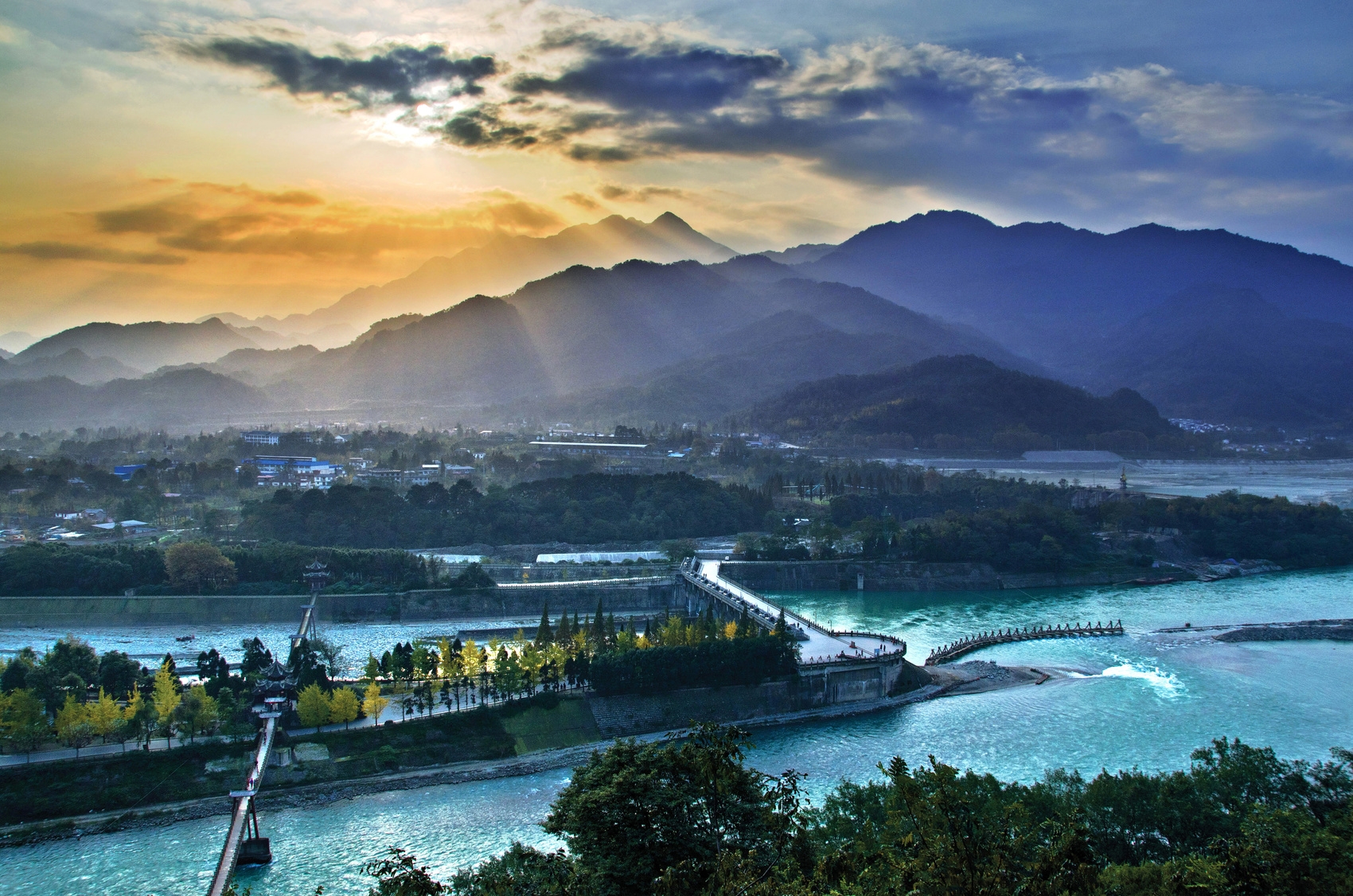 4K岷江水利工程都江堰奎光塔航拍视频素材_3840X2160_高清视频素材下载(编号:3786475)_实拍视频_光厂(VJ师网) www ...