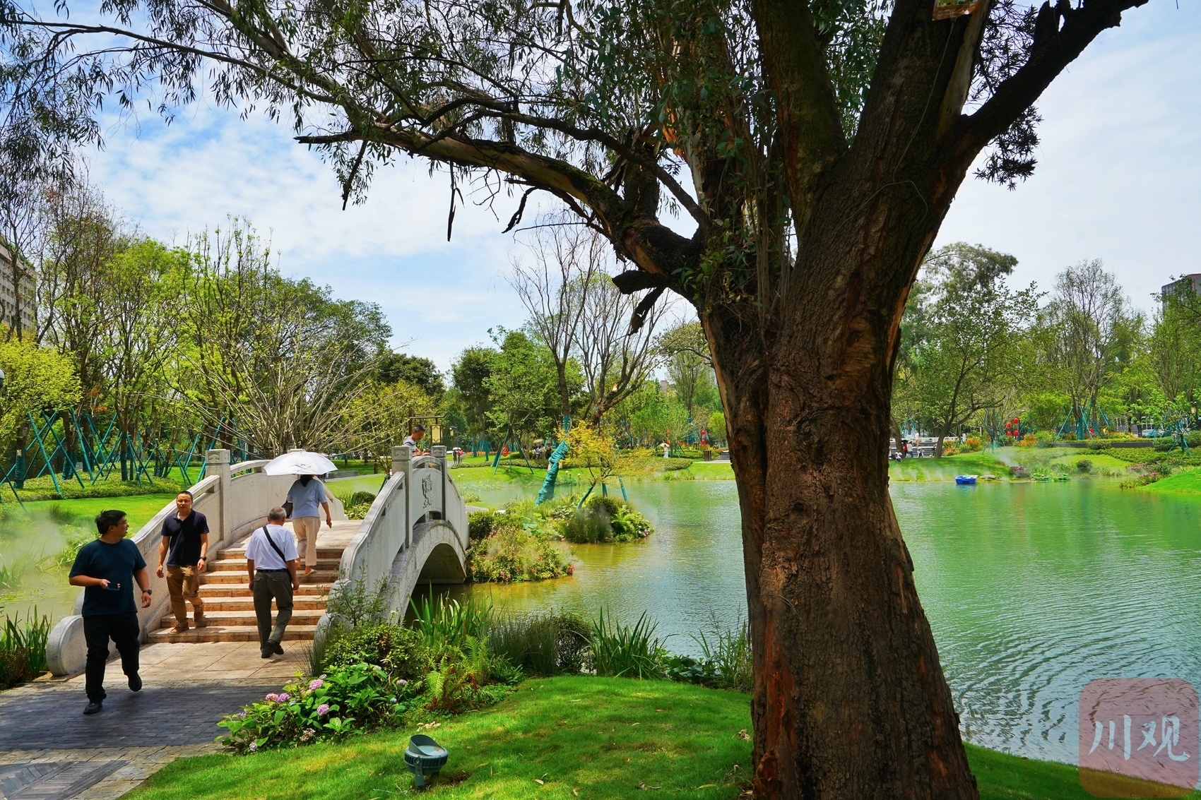 成都摩诃池遗址公园图片