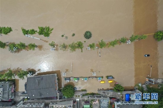 （防汛抗洪）（7）长江、嘉陵江洪峰叠加来袭 重庆主城多处超保证水位