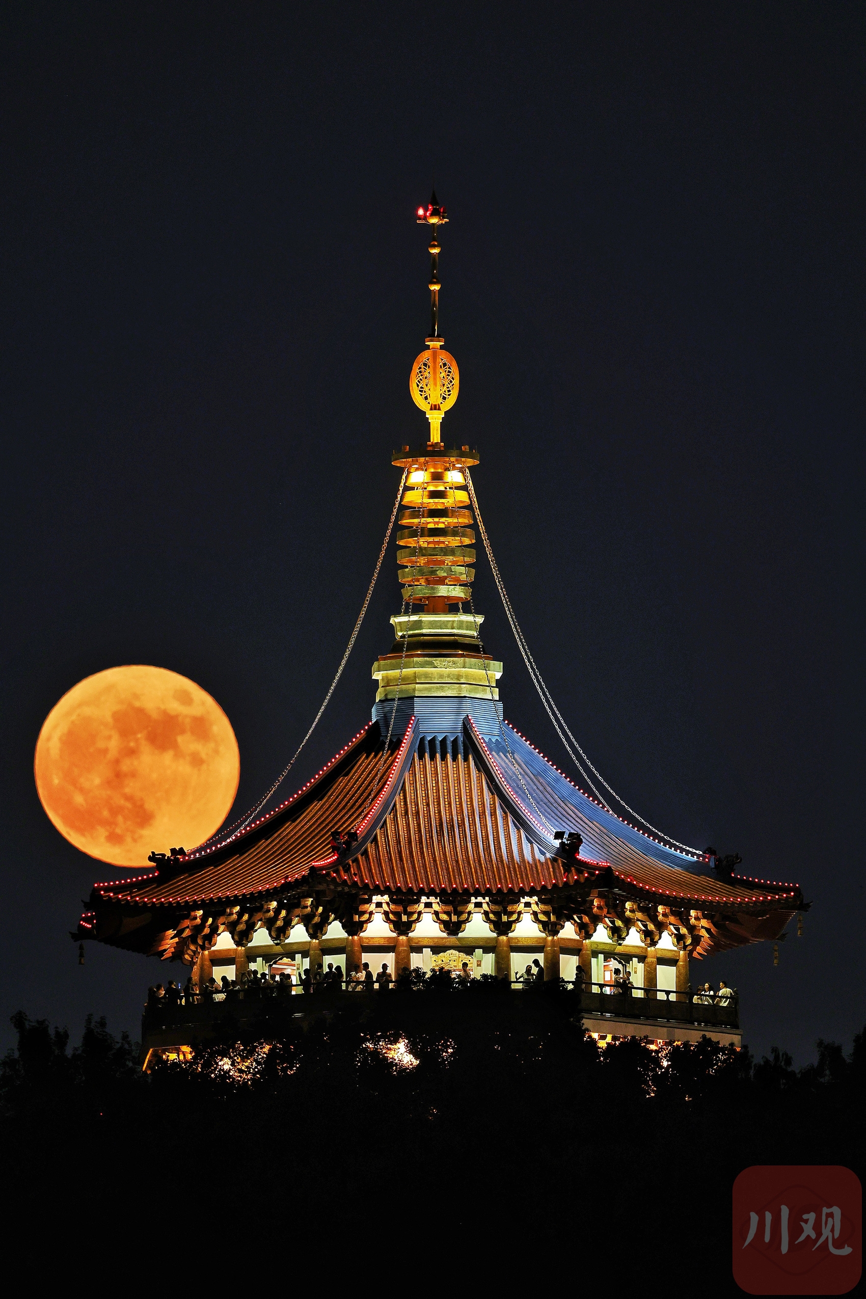 中秋月夜美景图片图片