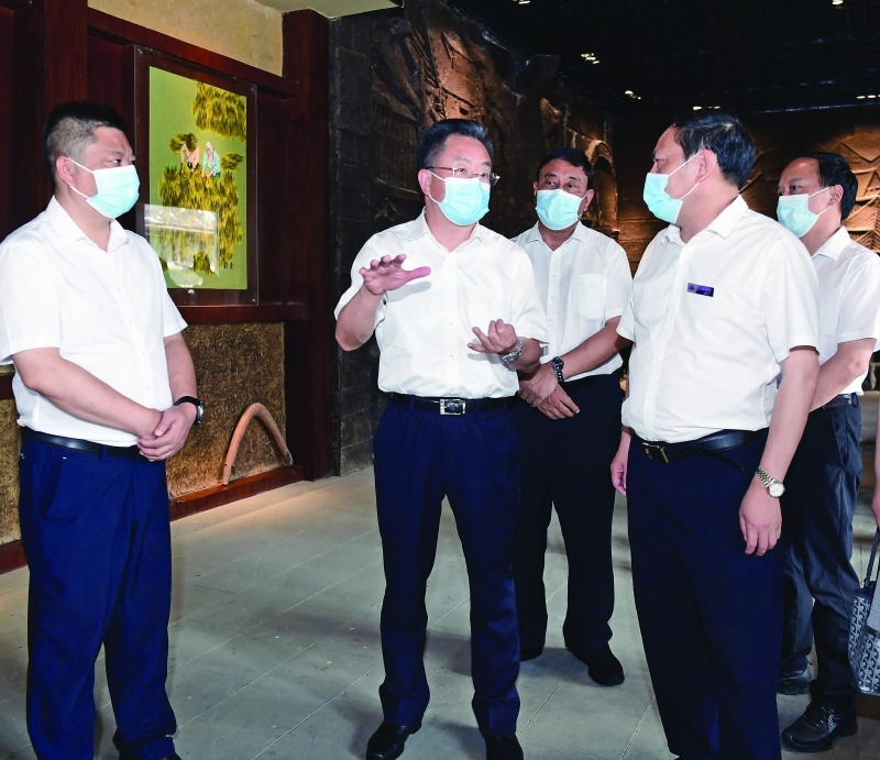 刘强在阆中市宣讲,督导,调研