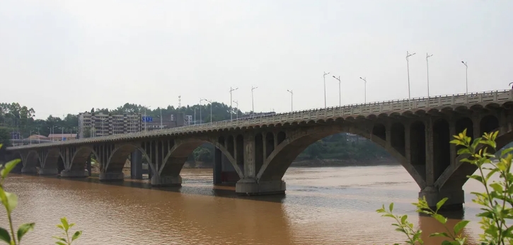 四川简阳沱江大桥图片