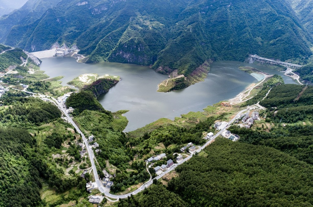 四川红鱼洞水库图片