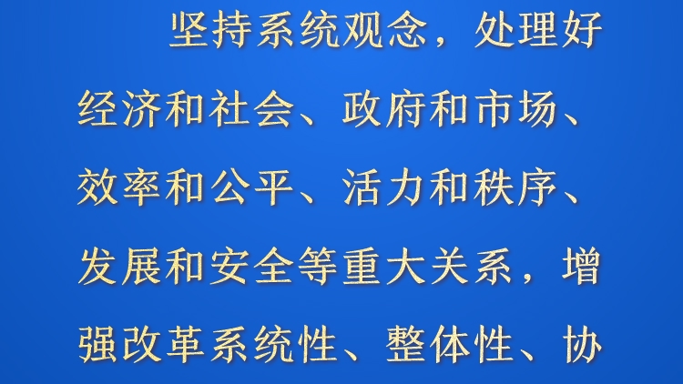 天天学习&middot;进一步全面深化改革⑱丨增强改革系统性、整体性、协同性