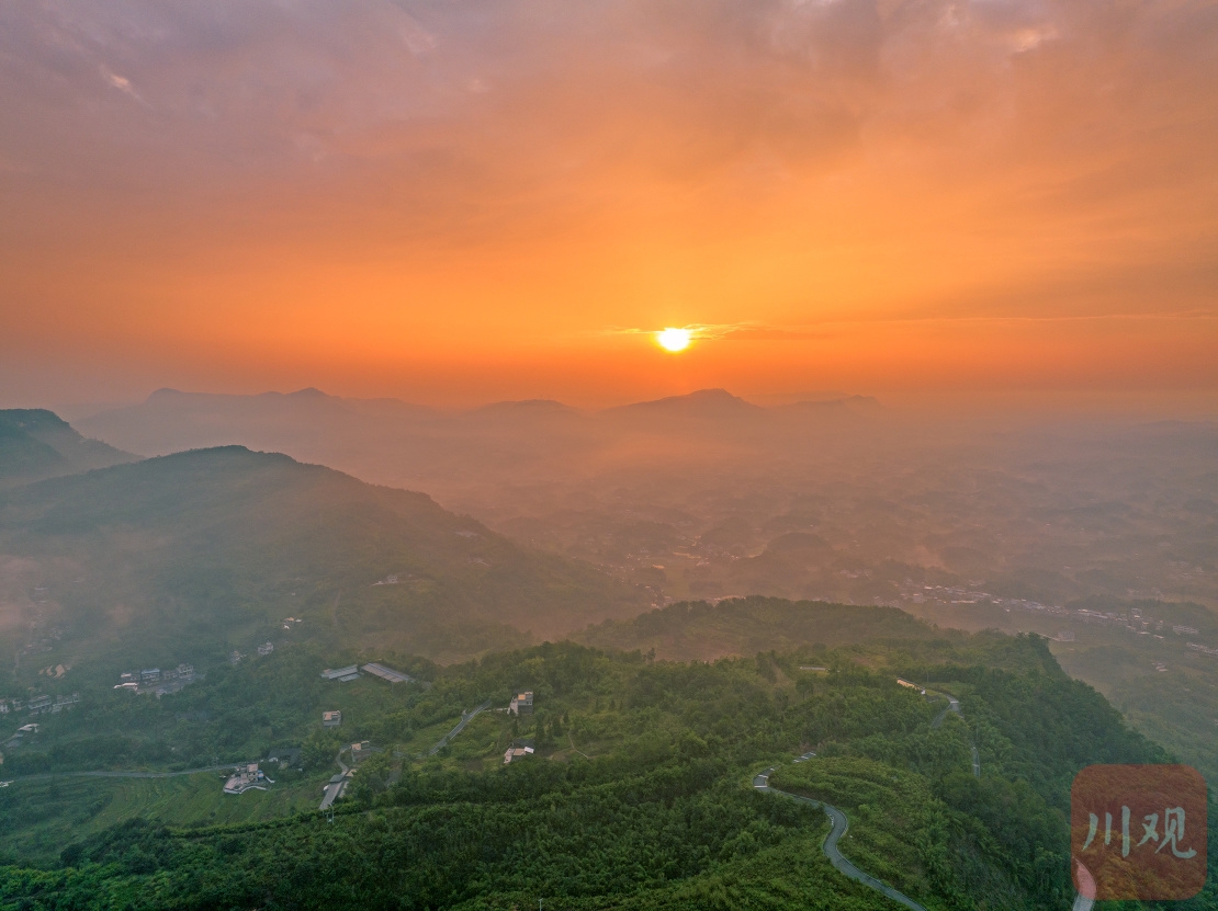 江安一座山图片