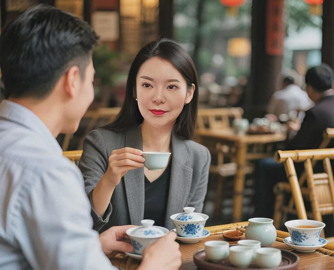 男人和女人在桌子前AI 生成的内容可能不正确。