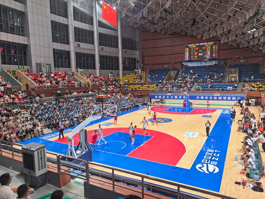 巴中“羊BA”篮球比赛现场。巴中市委宣传部供图 巴中“羊BA”篮球比赛现场。巴中市委宣传部供图